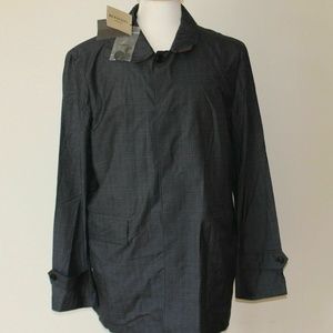 $2395 BURBERRY NWT EXCLUSIVE COAT,100% SILK, LAMBSKIN COLLAR, SIZE LARGE, JACKET